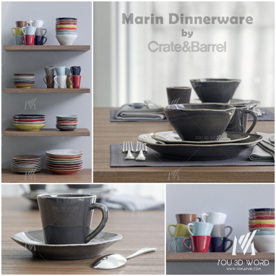 Marin Dinnerware collection by Crate&Barrel